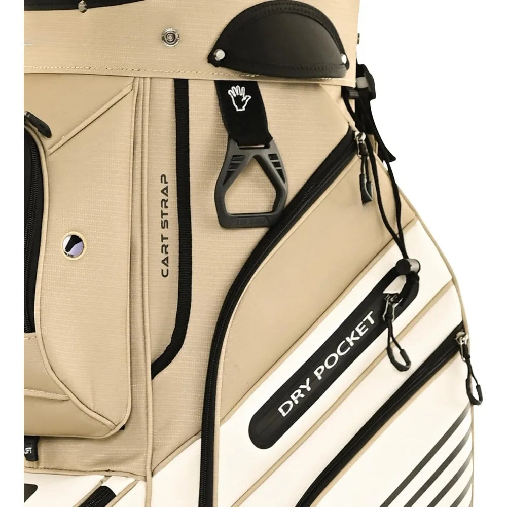 2024 TLock Golf Cart Bag With 14 Way Organizer Divider