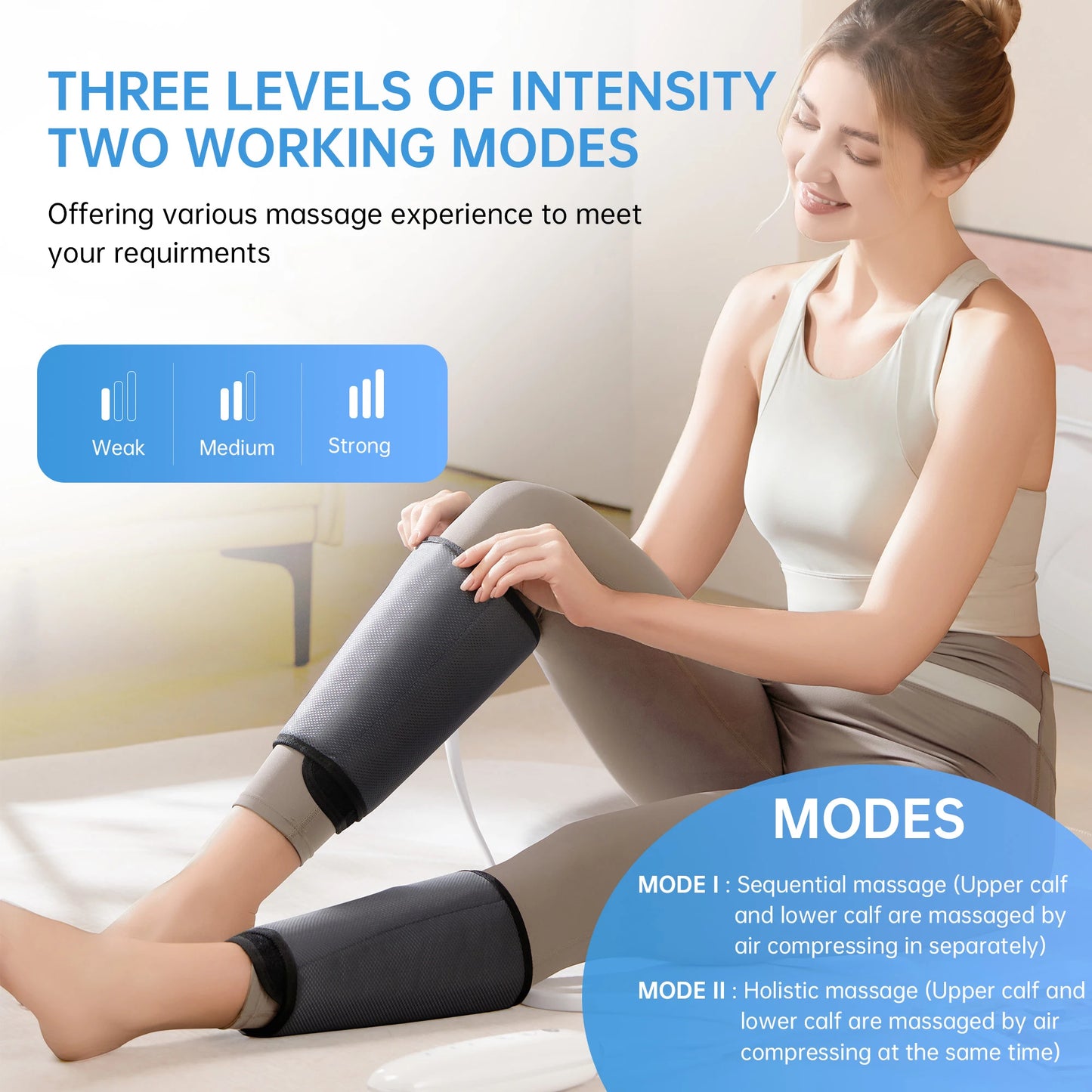 Leg Massager Air Compression Calf Foot Arms With Controller