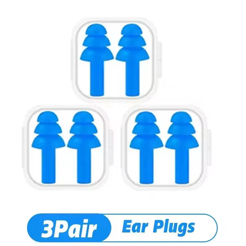Waterproof Silicone Ear Plugs For Sleep And Swimming Reusable Hearing Protection