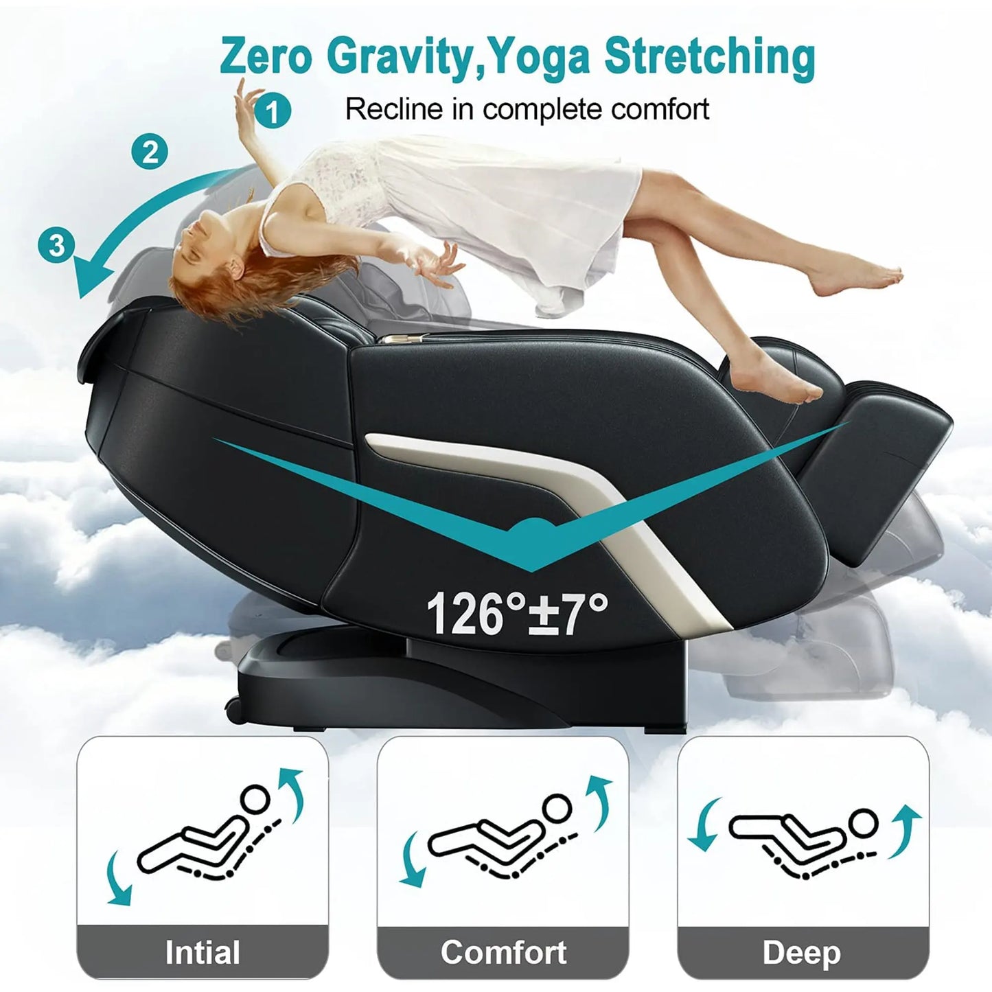4D SL Airbag Zero Gravity Full Body Massage Chair