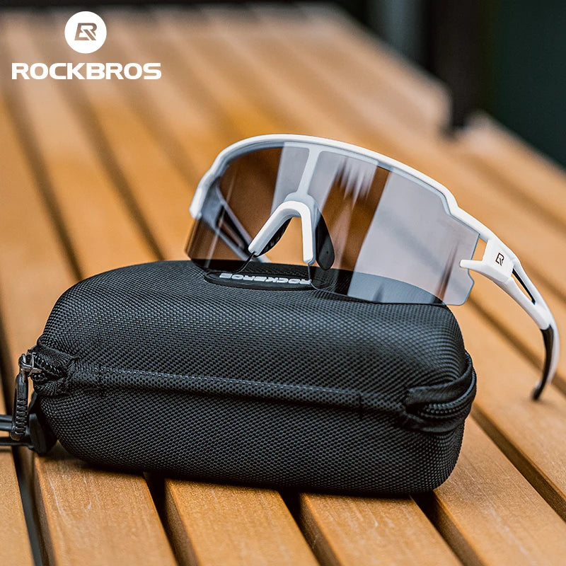 RockBros Photochromic Polarized Cycling Glasses UV400
