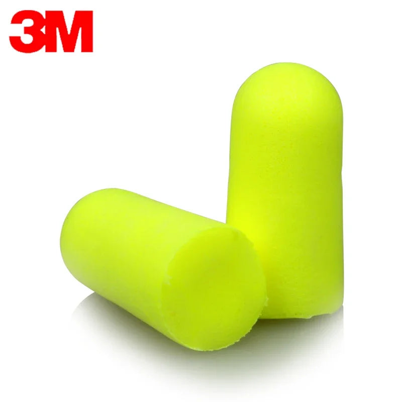 Ten Pairs 3M 1250 Ear Plugs Noise Reduction Foam SNR 36 dB NNR 33 dB Sleep Industrial Hearing Protection