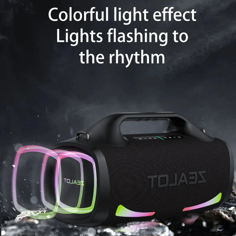 Zealot S79 100W Wireless Outdoor Speaker Subwoofer With HiFi Sound Dual Pairing