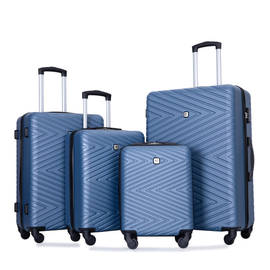 Travelhouse 4 Piece Luggage Set With Spinner Wheels TSA