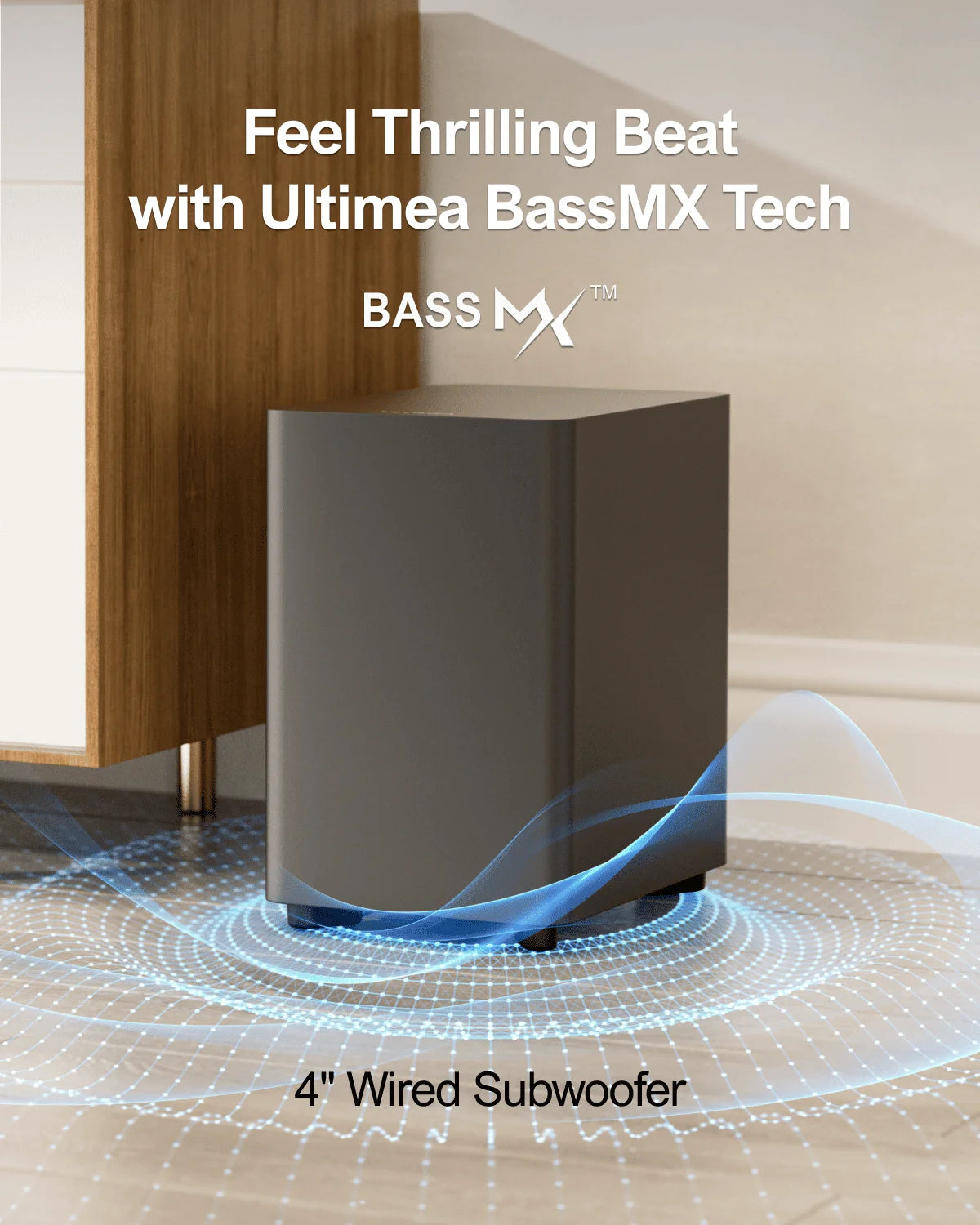 Ultimea 350W 7.1 Channel Surround Soundbar With Subwoofer And Smart App