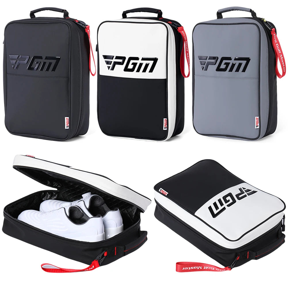 Golf Shoe Bag With Ventilation Lightweight Travel Carry Tote For Golf Tennis