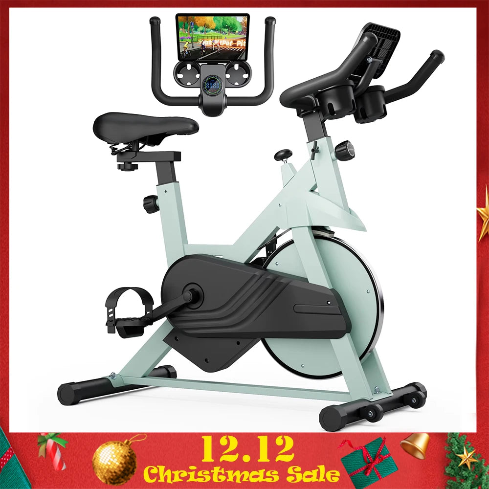 Superun 32 Level Magnetic Resistance Exercise Bike With Bluetooth For Home