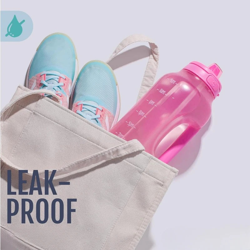 Half Gallon Water Jug with Motivational Time Markers