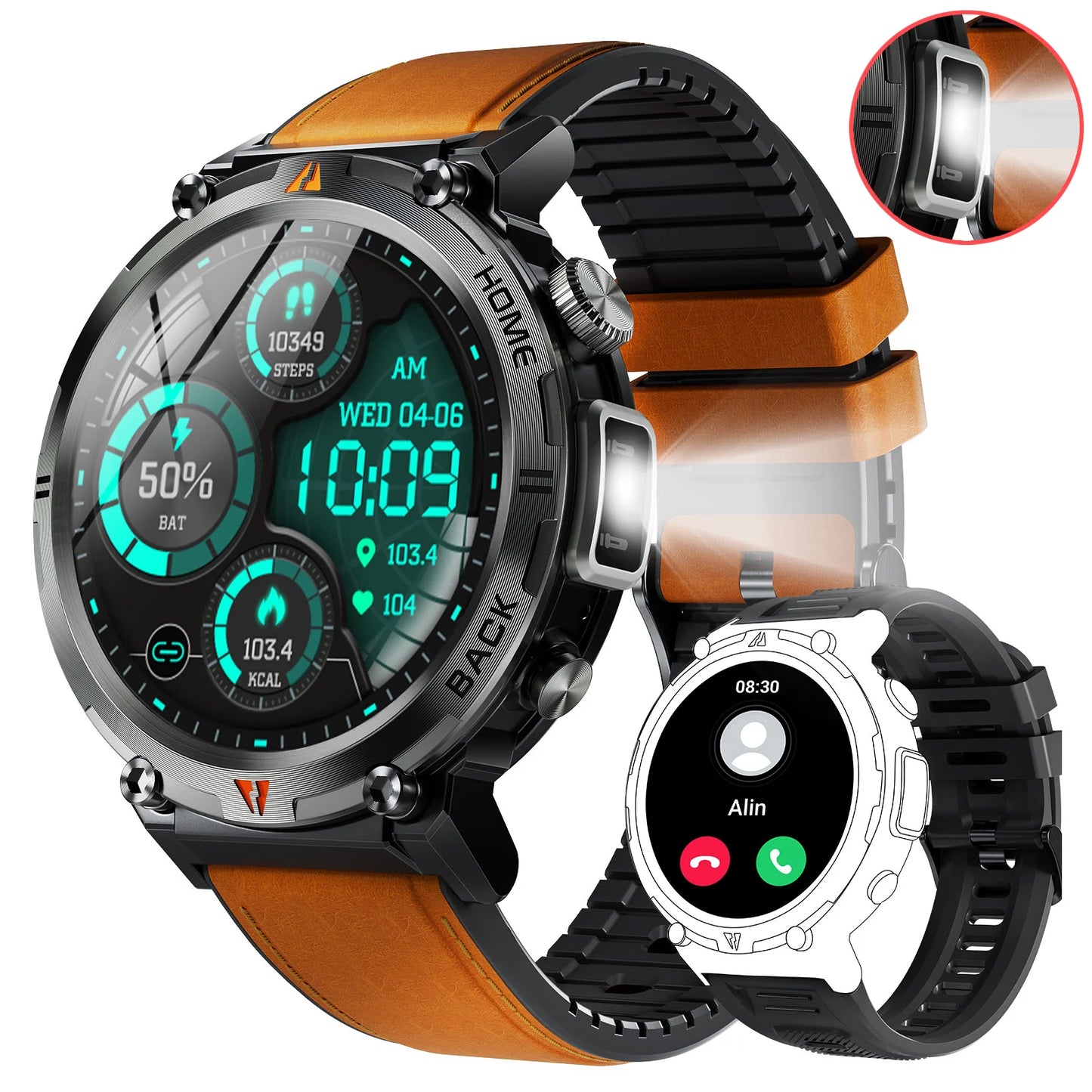 EIGIIS 2024 New KE3 Bluetooth Call Smart Watch