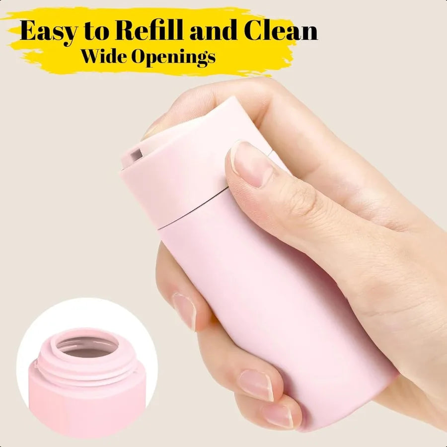 5 Pcs Travel Cream Dispenser Bottles Set TSA Approved