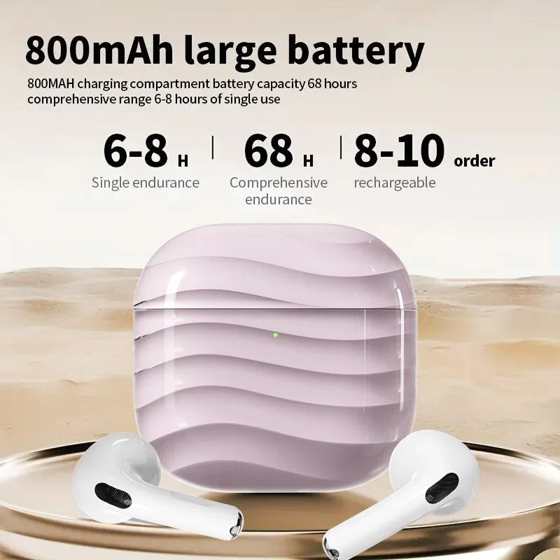 W&O T17 2 TWS Noise Cancelling Earphones With Touch Screen Case