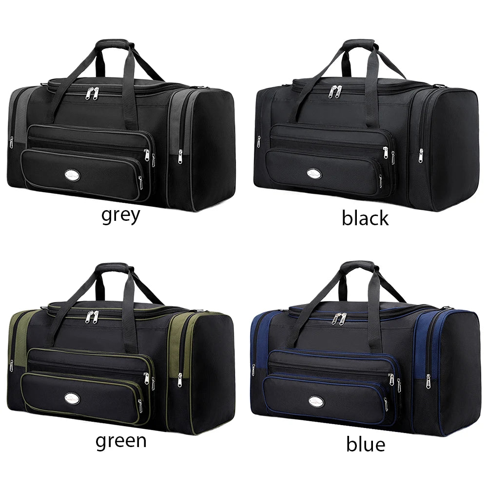 Waterproof Travel Duffle Bag For Men And Women With Shoe Compartment