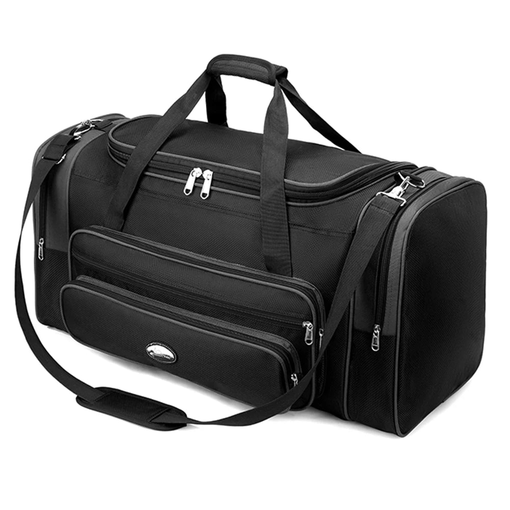 Waterproof Travel Duffle Bag For Men And Women With Shoe Compartment