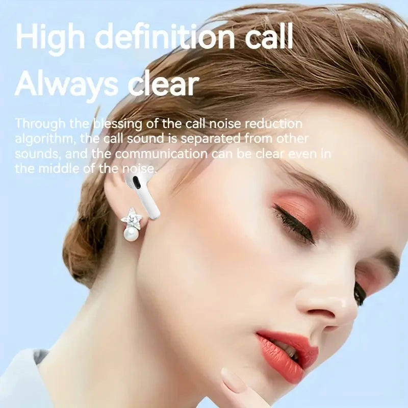 W&O T17 2 TWS Noise Cancelling Earphones With Touch Screen Case