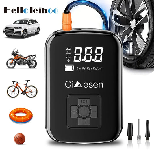 1 Piece Car Portable Electric Wireless Tire Air Pump 150 PSI