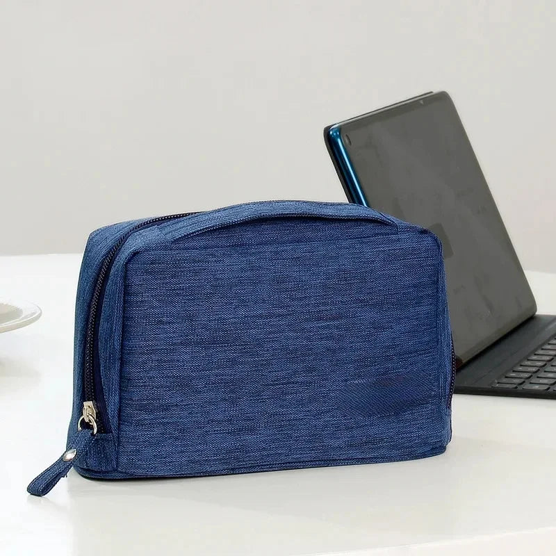 Portable Electronic Storage Bag Earphone Case USB Cable Organizer Pouch