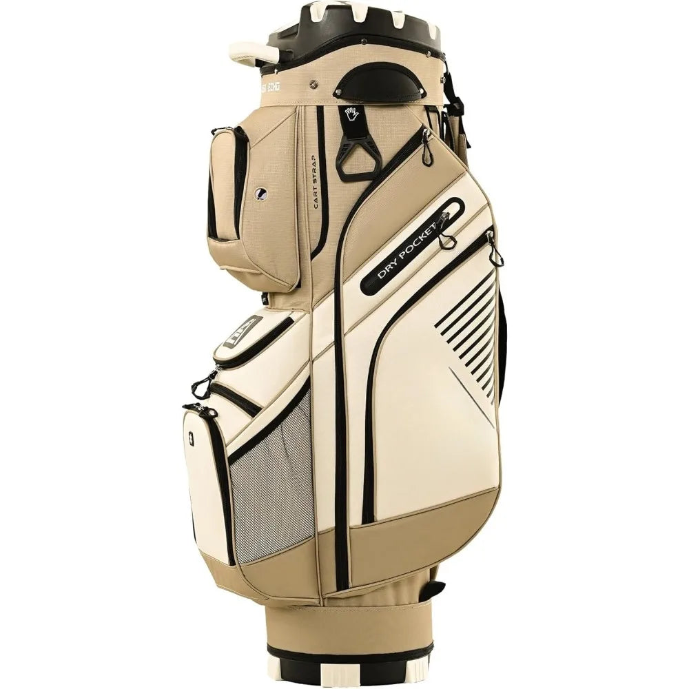 2024 TLock Golf Cart Bag With 14 Way Organizer Divider