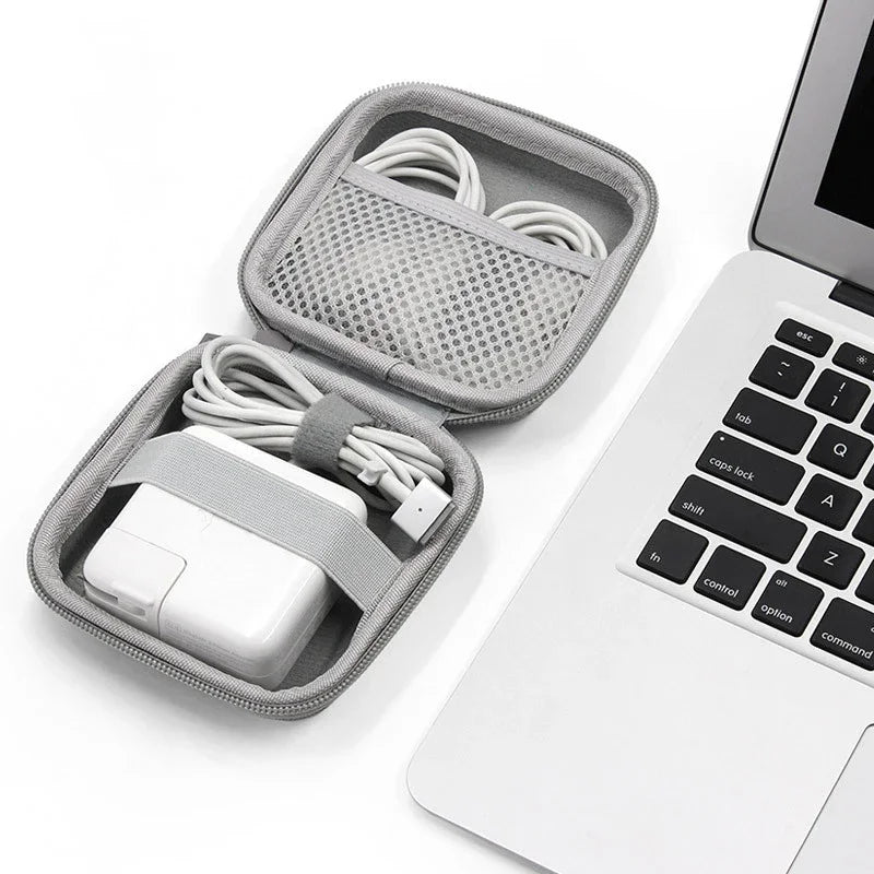 Hard Shell Oval Earphone Storage Case