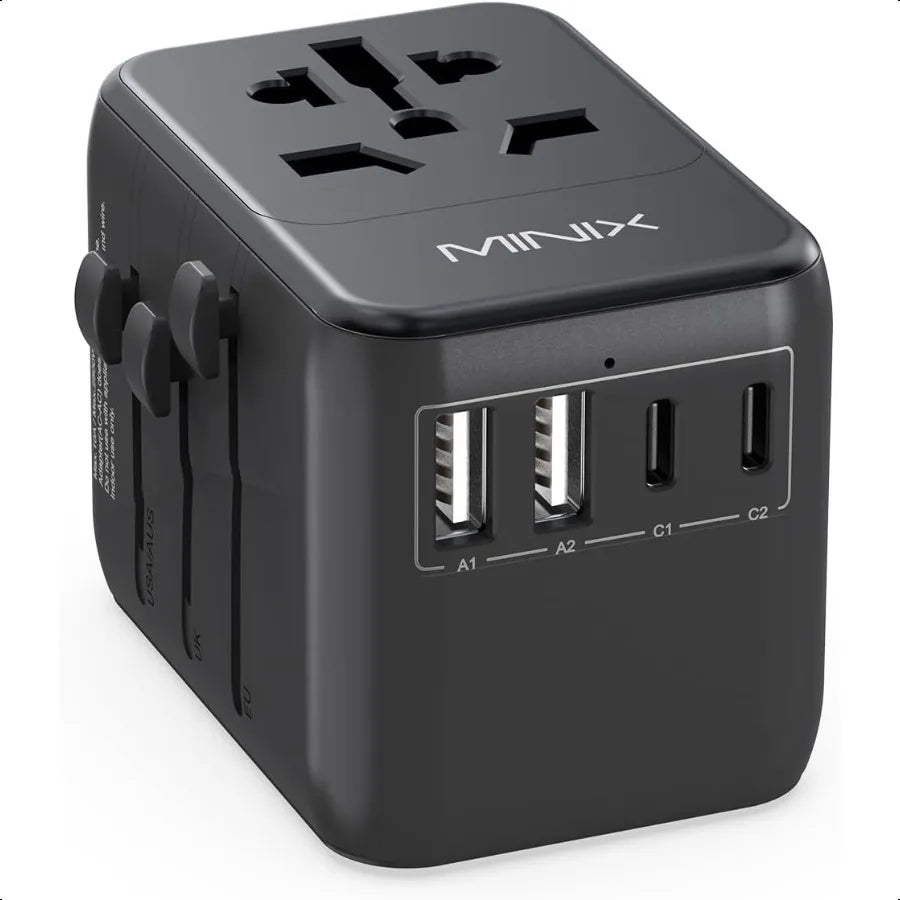 Universal Travel Adapter and 5 Meter Extension Cable