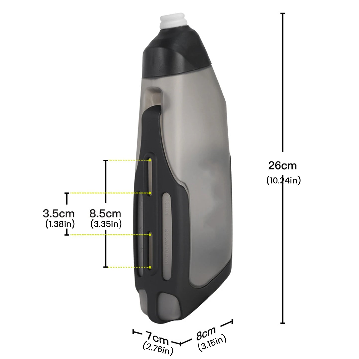 Bicycle Aerodynamic Water Bottle Bracket Set 600ml Bike Water Bottle Cage