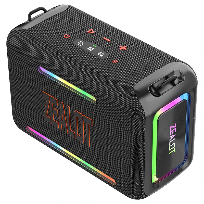 Zealot S95 120W Waterproof Portable Bluetooth Speaker Outdoor Boombox Deep Bass