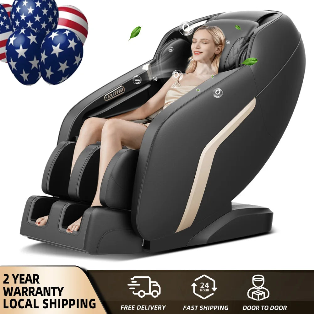 4D SL Airbag Zero Gravity Full Body Massage Chair