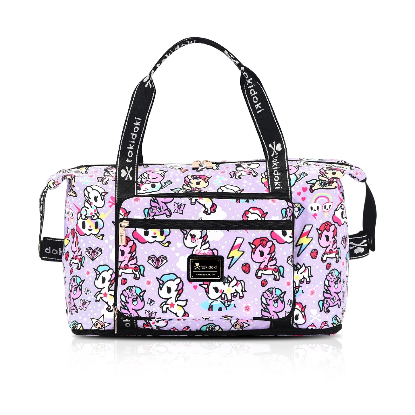 Tokidoki Unicorno Travel Duffle Bag 40L Large Capacity for Short Trips Gym