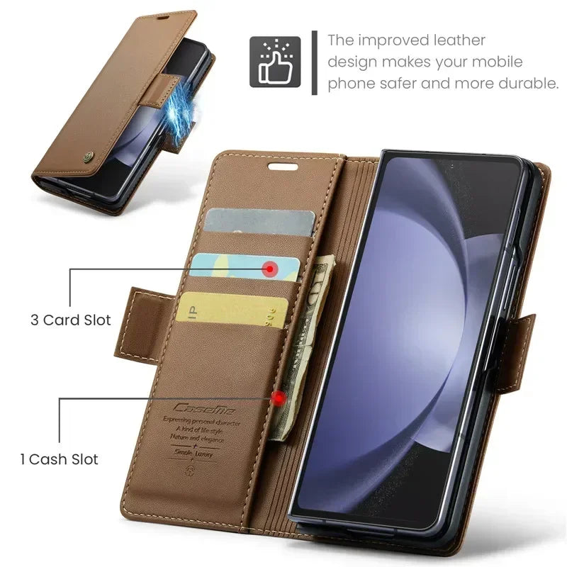 Luxury Magnetic Wallet Phone Case
