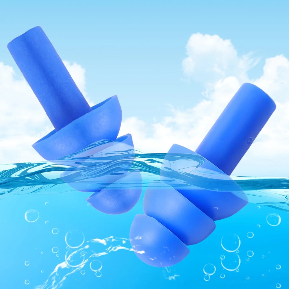 Waterproof Silicone Ear Plugs For Sleep And Swimming Reusable Hearing Protection