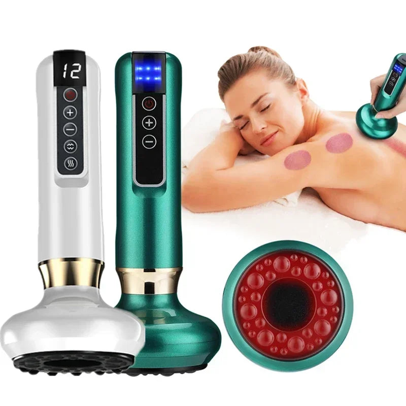 Tricolor Electric Massager Gua Sha