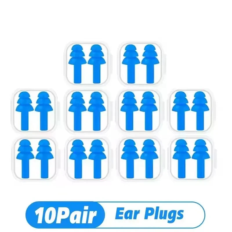 Waterproof Silicone Ear Plugs For Sleep And Swimming Reusable Hearing Protection