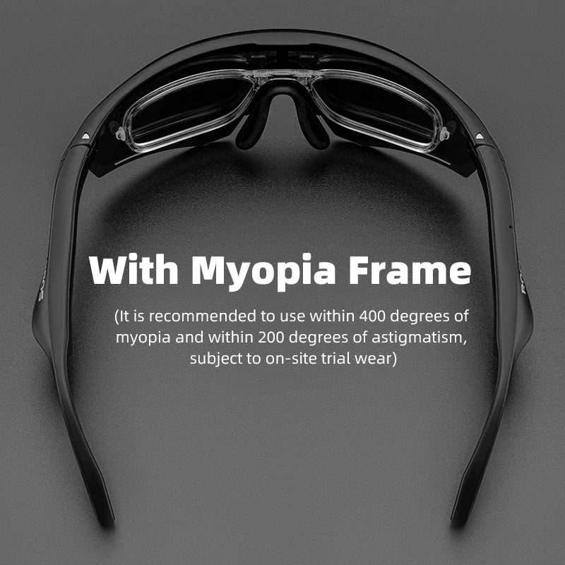 Rockbros Cycling Glasses Wireless Bluetooth 5.2 Polarized Sunglasses