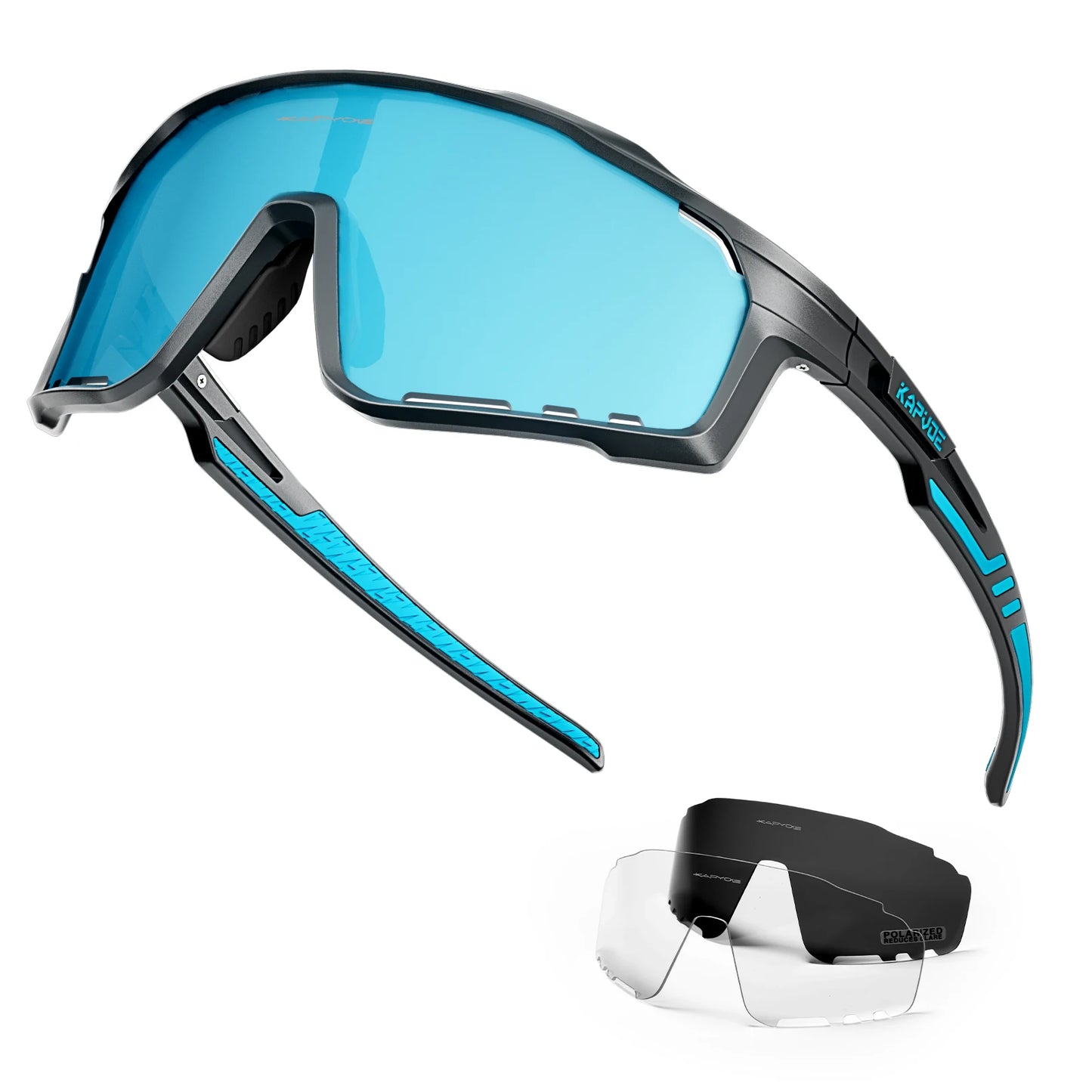 Kapvoe Polarized Cycling, Running Glasses for Men and Women