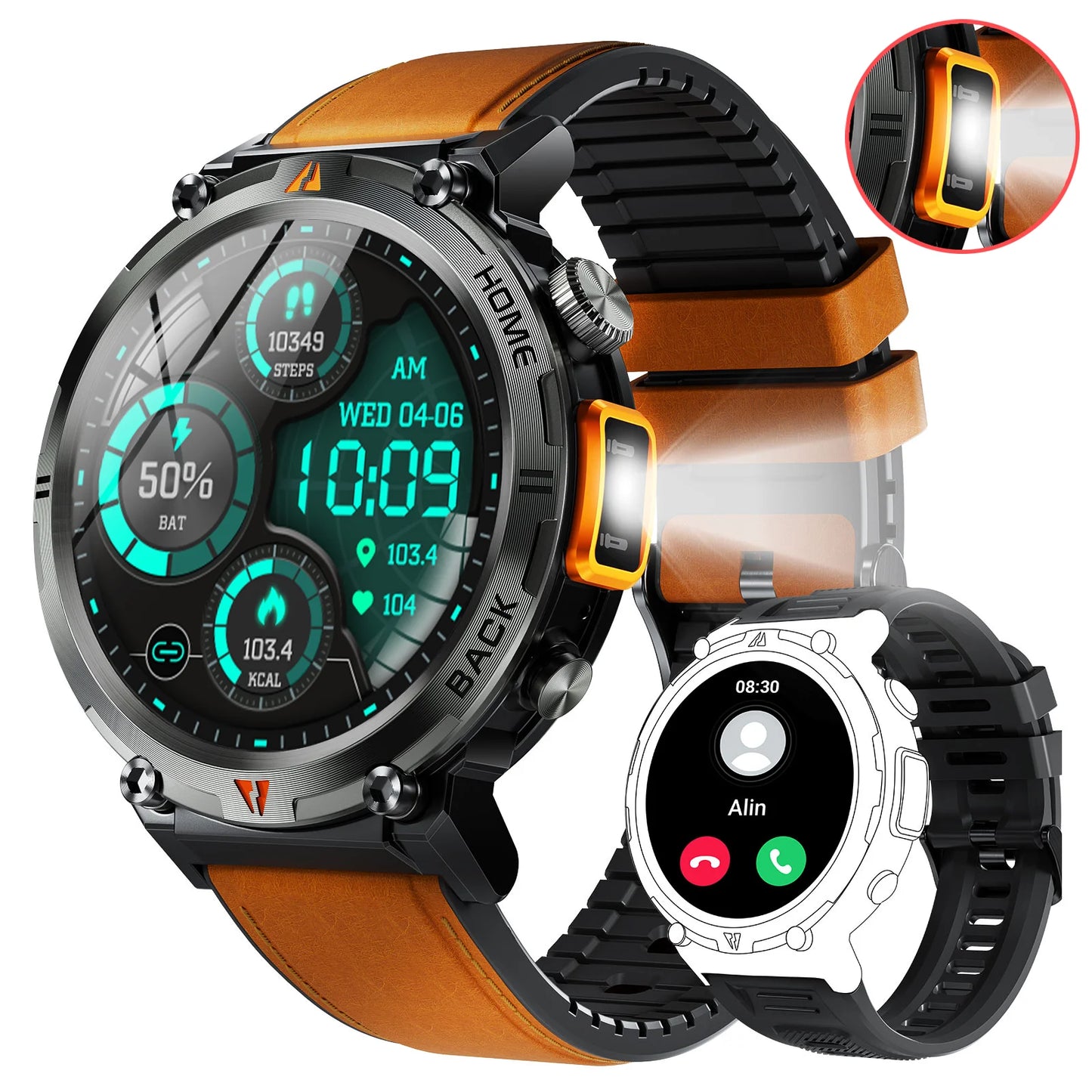 EIGIIS 2024 New KE3 Bluetooth Call Smart Watch